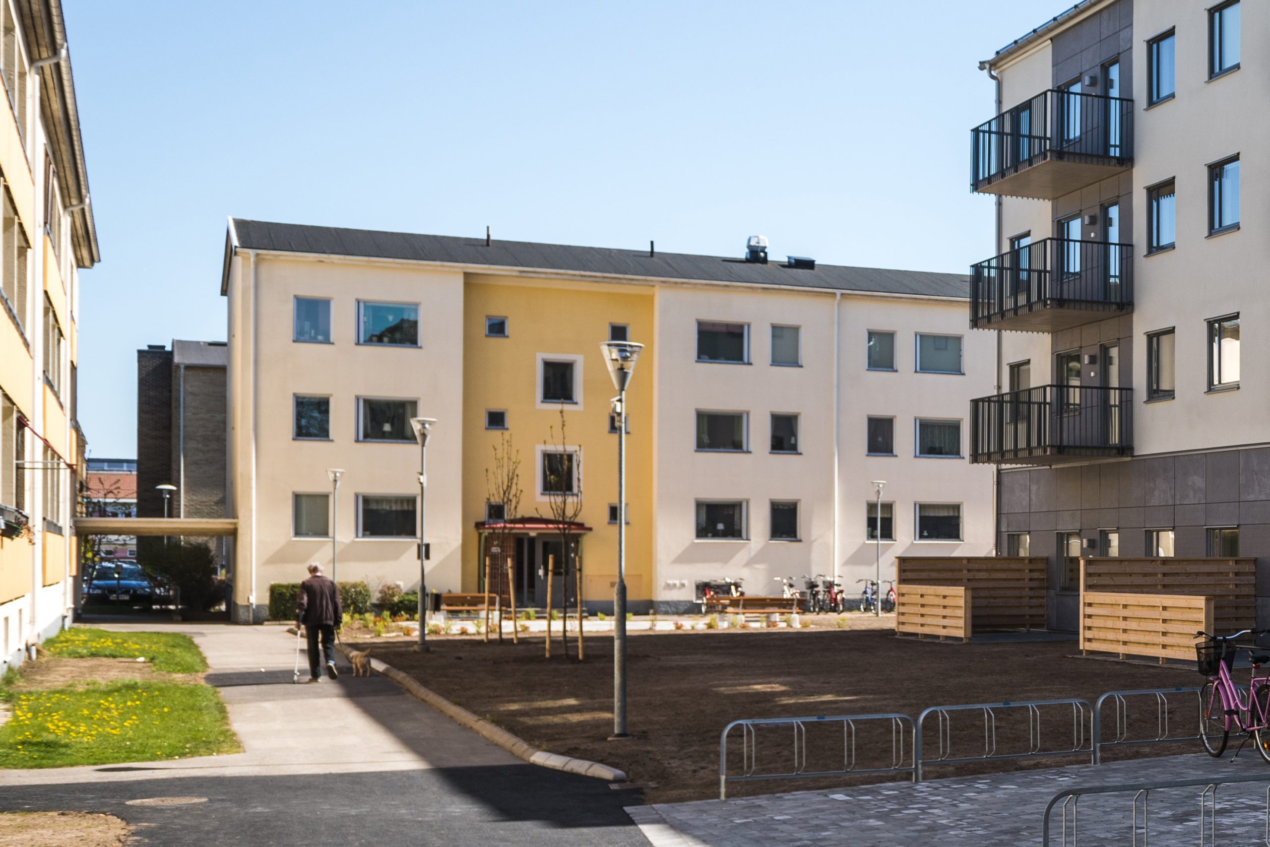 Hovbygatan 66 sida lottning