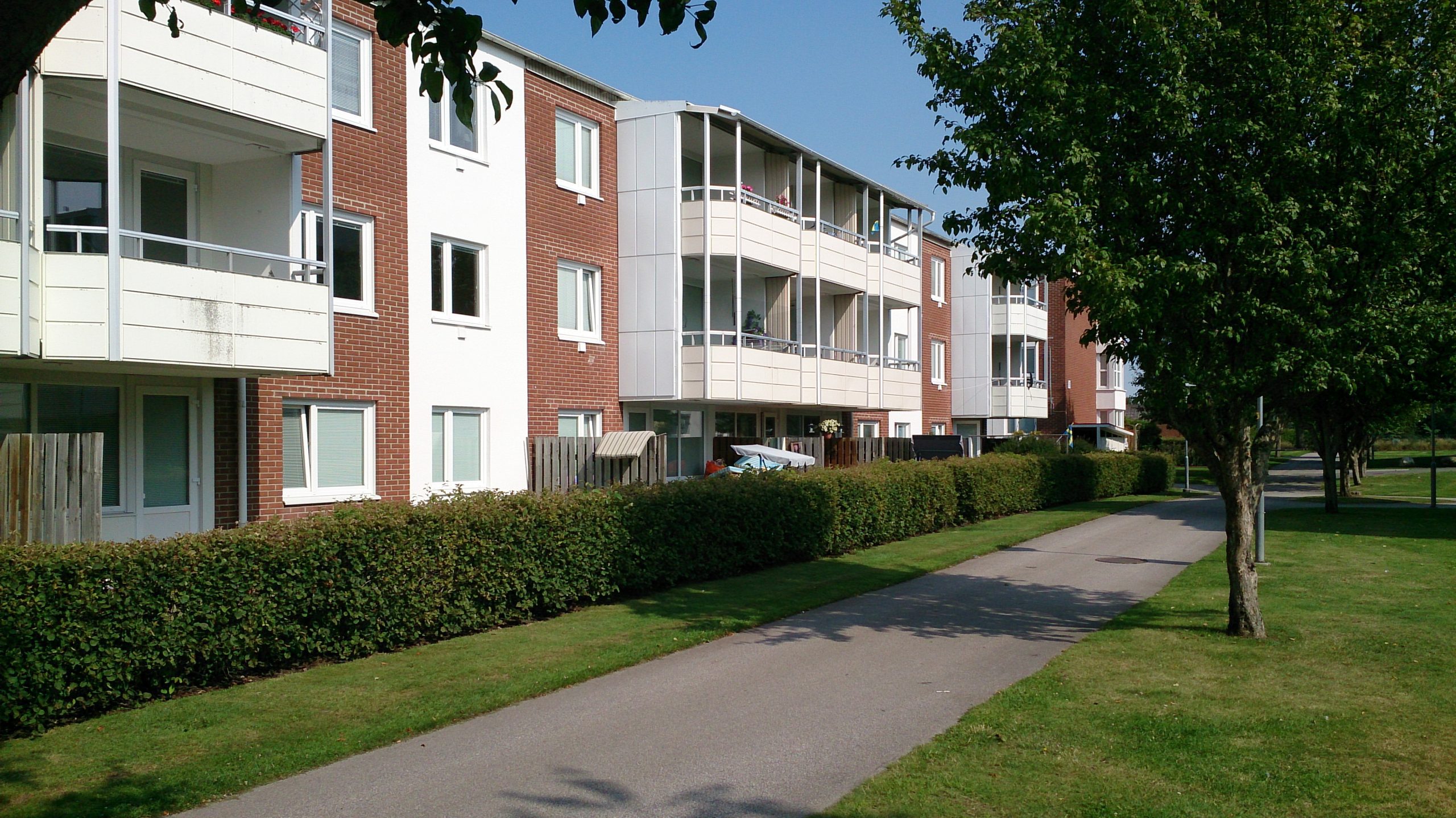 Svartebäcksgatan från baksida rot