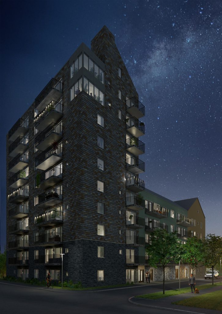 spettet illustrationsbild natt